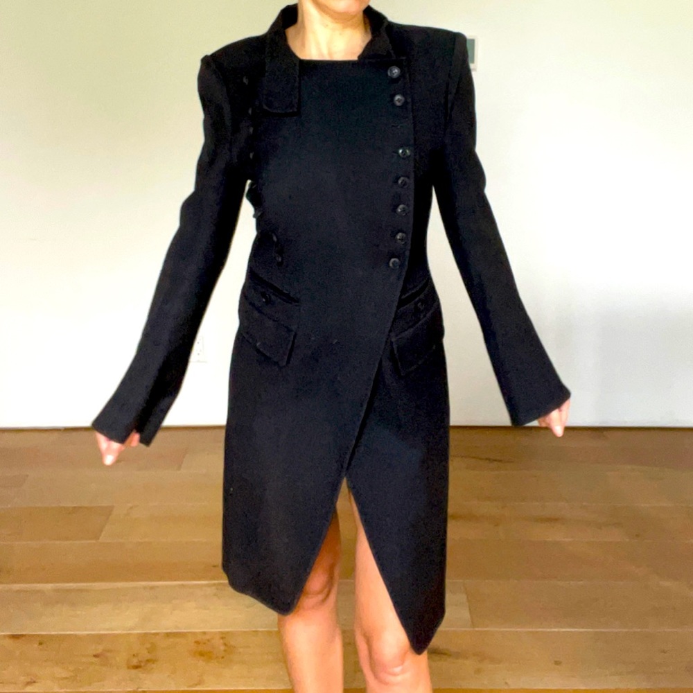 Ann Demeulemeester black coat